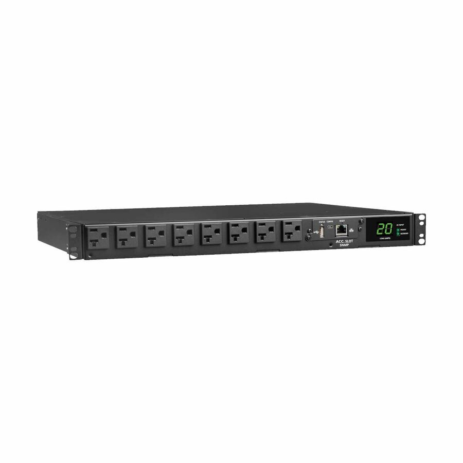 Tripp Lite by Eaton PDU 1.92kW 120V Single-Phase ATS/Monitored PDU - 16 5-15/20R Outlets Dual L5-20P/5-20P Inputs 12 ft. Cords 1U TAA