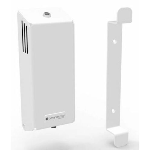 MacLocks Lockable Utility Box w/ Cord Management Cleat - White