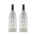 Tripp Lite by Eaton Cat6 Gigabit Snagless Slim UTP Ethernet Cable (RJ45 M/M) PoE Black 1 ft. (0.31 m)