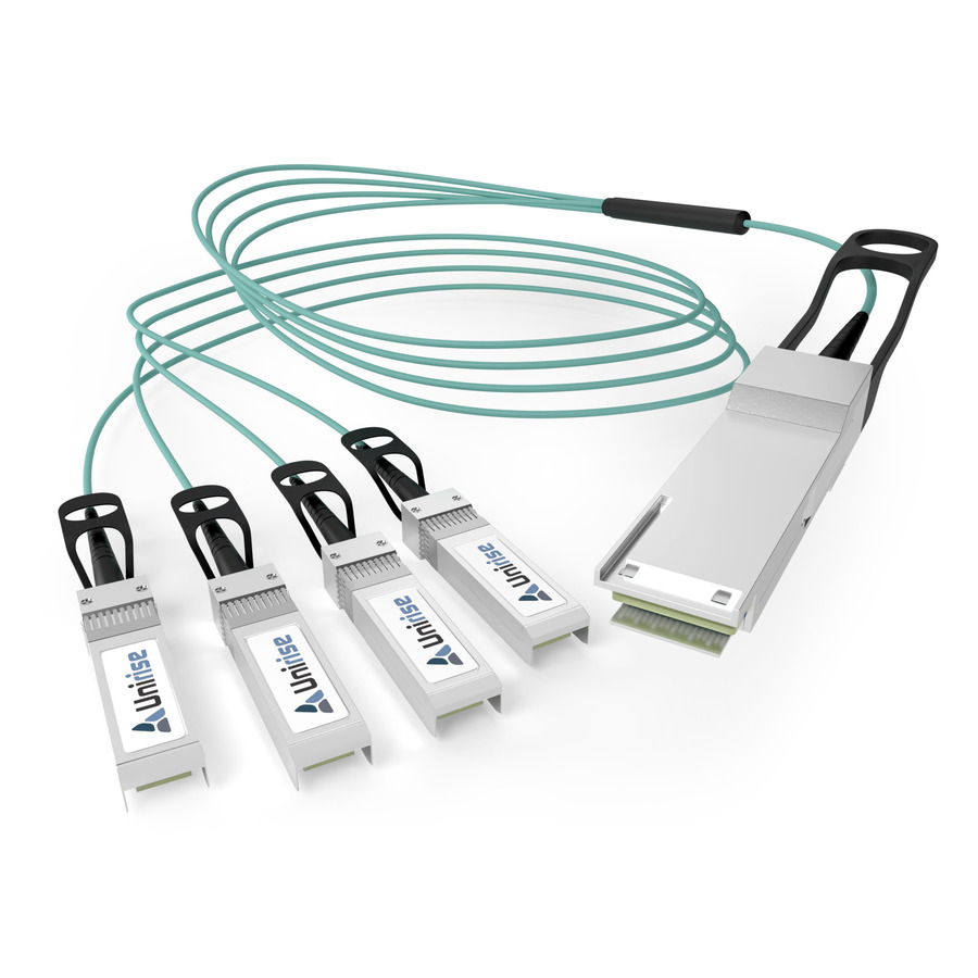 Juniper 40G QSFP+ to 4 SFP+ Active Optical Cable (AOC) Breakout Copper Cable