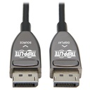 Tripp Lite by Eaton DisplayPort Active Optical Cable (AOC), 8K 60 Hz (M/M), CL3 Rated, Latching Connectors, Black, 15 m (49 ft.)