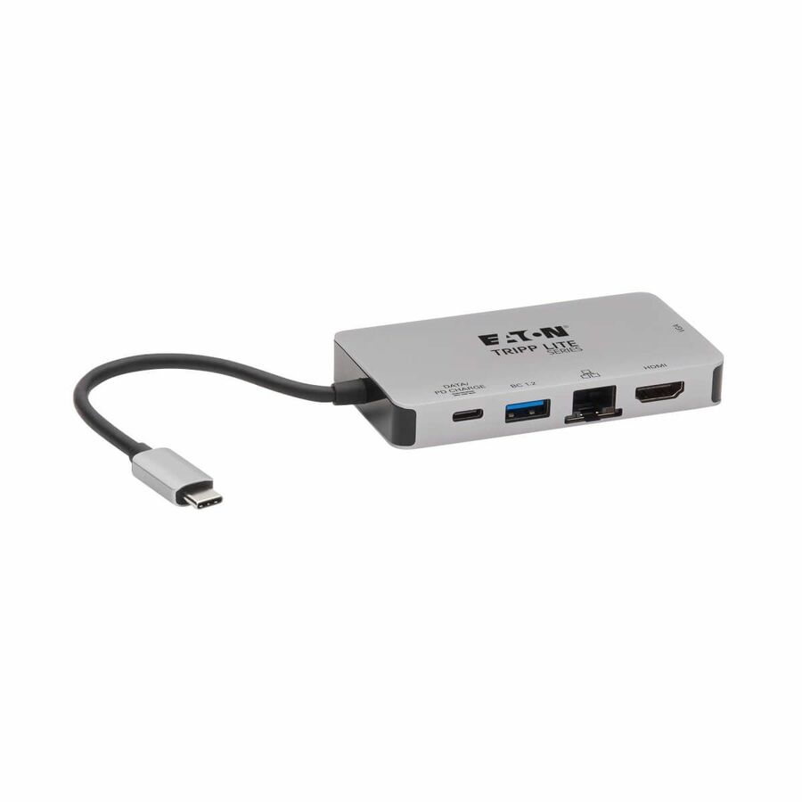 Eaton Tripp Lite Series USB-C Dock, Dual Display - 4K HDMI, VGA, USB 3.x (5Gbps), USB-A/C Hub, GbE, 100W PD Charging