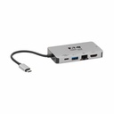 Eaton Tripp Lite Series USB-C Dock, Dual Display - 4K HDMI, VGA, USB 3.x (5Gbps), USB-A/C Hub, GbE, 100W PD Charging