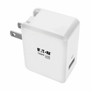 Eaton Tripp Lite Series 1-Port USB Wall/Travel Charger with Quick Charge 3.0 - Class A 5/9/12V DC Out, 18W
