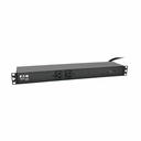 Tripp Lite by Eaton PDU 2kW 120V Single-Phase Basic PDU with ISOBAR Surge Protection - 3840 Joules 14 Outlets L5-20P Input (5-20P Adapter) 15 ft. Cord 1U