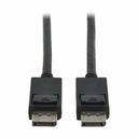 Tripp Lite by Eaton series DisplayPort 2.1 Cable with Latching Connectors (M/M), 8K 60 Hz, 40 Gbps, HDR, HBR3, MST, 4:4:4, HDCP 2.2, Black, 6 ft. (1.8 m)