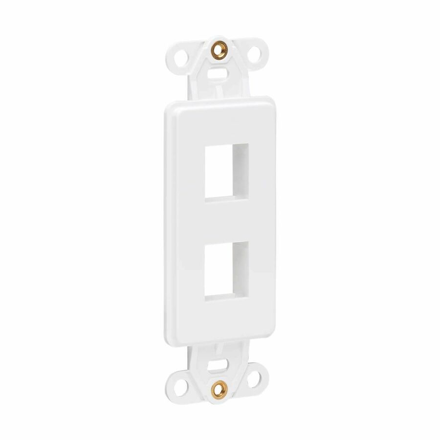Eaton Tripp Lite Series Center Plate Insert, Decora Style - Vertical, 2 Ports, TAA