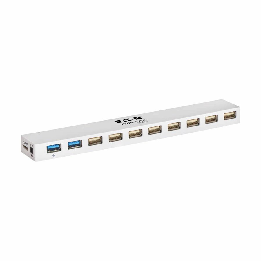 Tripp Lite by Eaton 10-Port USB 3.x (5Gbps) / USB 2.0 Combo Hub - USB Charging 2 USB 3.x & 8 USB 2.0 Ports
