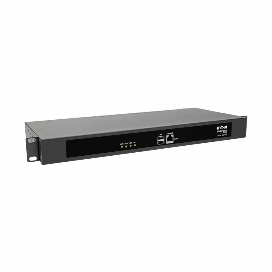 Tripp Lite by Eaton 16-Port Console Server USB Ports (2) - Dual GbE NIC 4 Gb Flash Desktop/1U Rack TAA