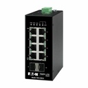 Tripp Lite by Eaton 8-Port Unmanaged Industrial Gigabit Ethernet Switch 10/100/1000 Mbps 2 GbE SFP Slots -40�° to 75�°C DIN Mount