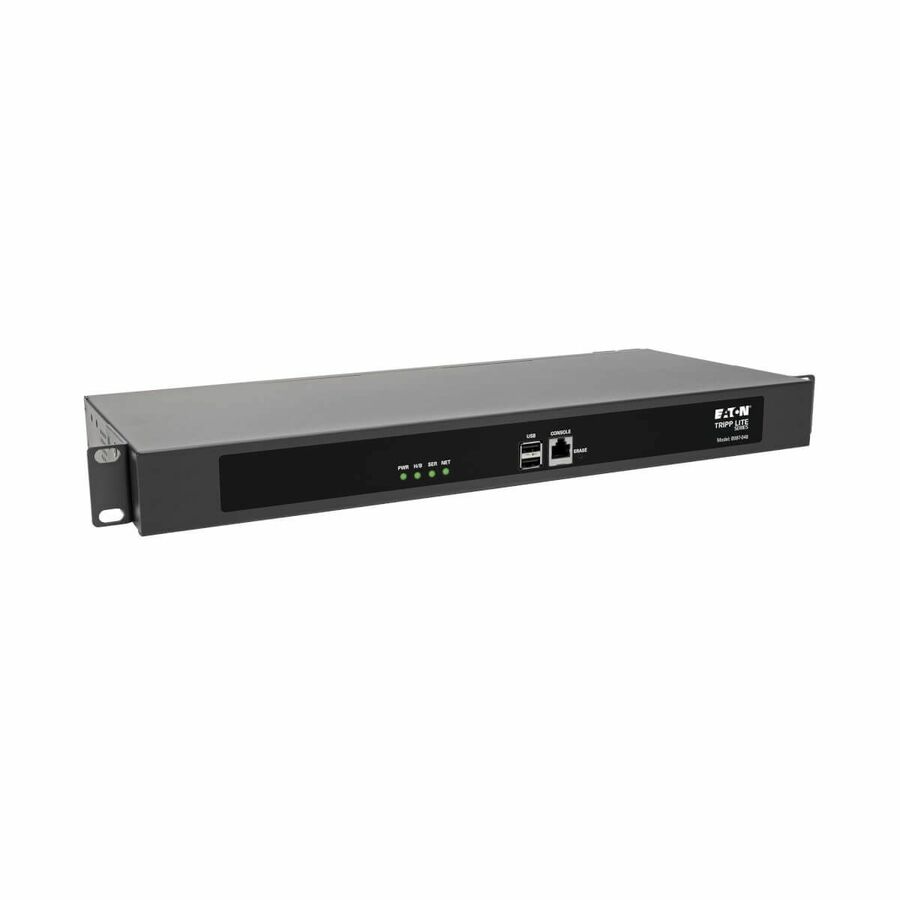 Tripp Lite by Eaton 48-Port Console Server USB Ports (2) - Dual GbE NIC 4 Gb Flash Desktop/1U Rack TAA