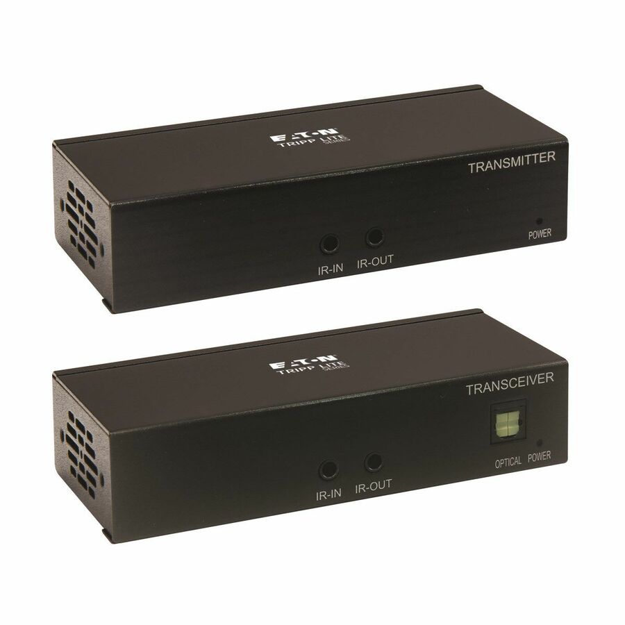 Eaton Tripp Lite Series HDMI over Cat6 Extender Kit, Transmitter and Receiver with Repeater, 4K 60Hz, 4:4:4, IR, HDR, PoC, 230 ft., TAA