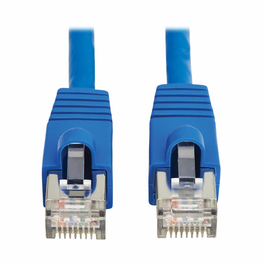 Eaton Tripp Lite Series Cat8 40G Snagless SSTP Ethernet Cable (RJ45 M/M), PoE, Blue, 1 ft. (0.3 m)
