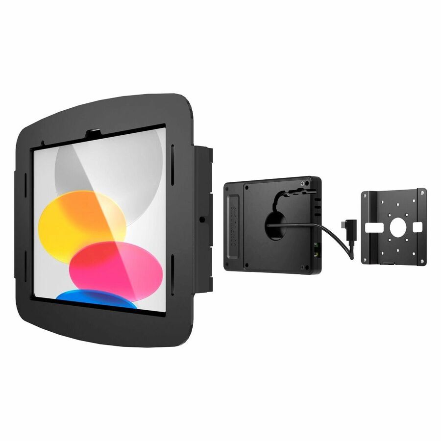 MacLocks Mounting Enclosure for Tablet, Docking Station, Printer, Monitor, Bar Code Scanner, Scanner - Black