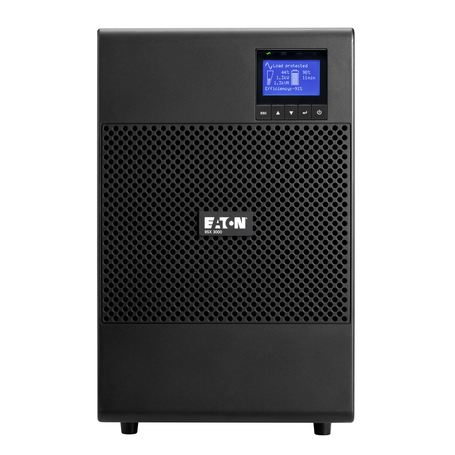 Eaton 9SX 3000VA 2700W 208V Online Double-Conversion UPS - 2 NEMA 6-20R, 1 L6-30R, 2 L6-20R Outlets, Cybersecure Network Card Option, Extended Run, Tower