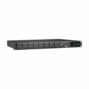 Tripp Lite by Eaton PDU 1.44kW 120V Single-Phase ATS/Monitored PDU - 8 NEMA 5-15R Outlets Dual 5-15P Inputs 12 ft. Cords 1U TAA