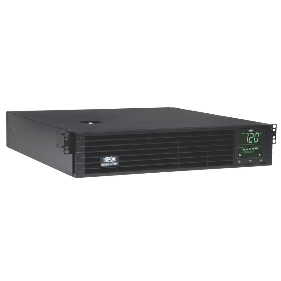 Tripp Lite by Eaton UPS TAA-Compliant SmartPro 120V 3kVA 2.88kW Line-Interactive Sine Wave UPS 2U Rack/Tower Extended Run Pre-Installed WEBCARDLX Network Interface LCD USB DB9 Serial