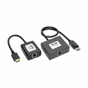 Tripp Lite by Eaton DisplayPort to HDMI over Cat5/6 Active Extender Kit Pigtail Transmitter/Receiver for Video/Audio 150 ft. (45 m) TAA