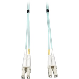Eaton Tripp Lite Series 10Gb Duplex Multimode 50/125 OM3 LSZH Fiber Patch Cable, (LC/LC) - Aqua, 30M (100 ft.)