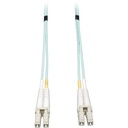 Eaton Tripp Lite Series 10Gb Duplex Multimode 50/125 OM3 LSZH Fiber Patch Cable, (LC/LC) - Aqua, 30M (100 ft.)