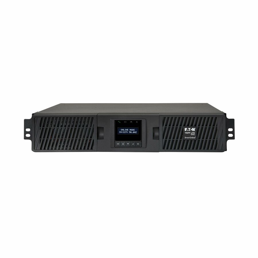 Tripp Lite by Eaton UPS SmartOnline 208/230V 1500VA 1.35kW Double-Conversion UPS - 6 Outlets Extended Run Card Slot LCD USB DB9 2U