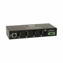 Eaton Tripp Lite Series 4-Port Industrial-Grade USB 2.0 Hub - 15 kV ESD Immunity, Metal Housing, Mountable