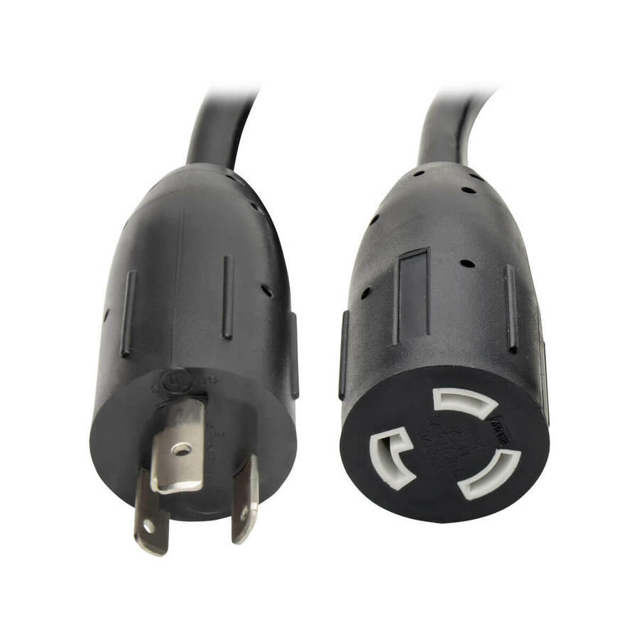Eaton Tripp Lite Series Power Extension Cord, NEMA L5-20P to NEMA L5-20R- Heavy-Duty, 20A, 125V, 12 AWG, 10 ft. (3.05 m), Black, Locking Connectors