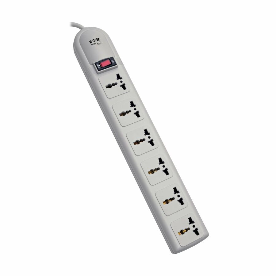 Tripp Lite by Eaton Protect It! 230V 6-Universal Outlet Surge Protector 1.8M Cord German/French Plug 750 Joules