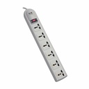 Tripp Lite by Eaton Protect It! 230V 6-Universal Outlet Surge Protector 1.8M Cord German/French Plug 750 Joules