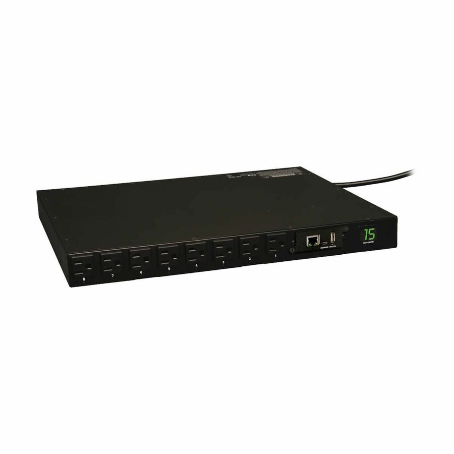 Tripp Lite by Eaton PDU 1.4kW Single-Phase Switched PDU - LX Interface 120V Outlets (16 5-15R) 5-15P 120V Input 12 ft. (3.66 m) Cord 1U Rack-Mount TAA