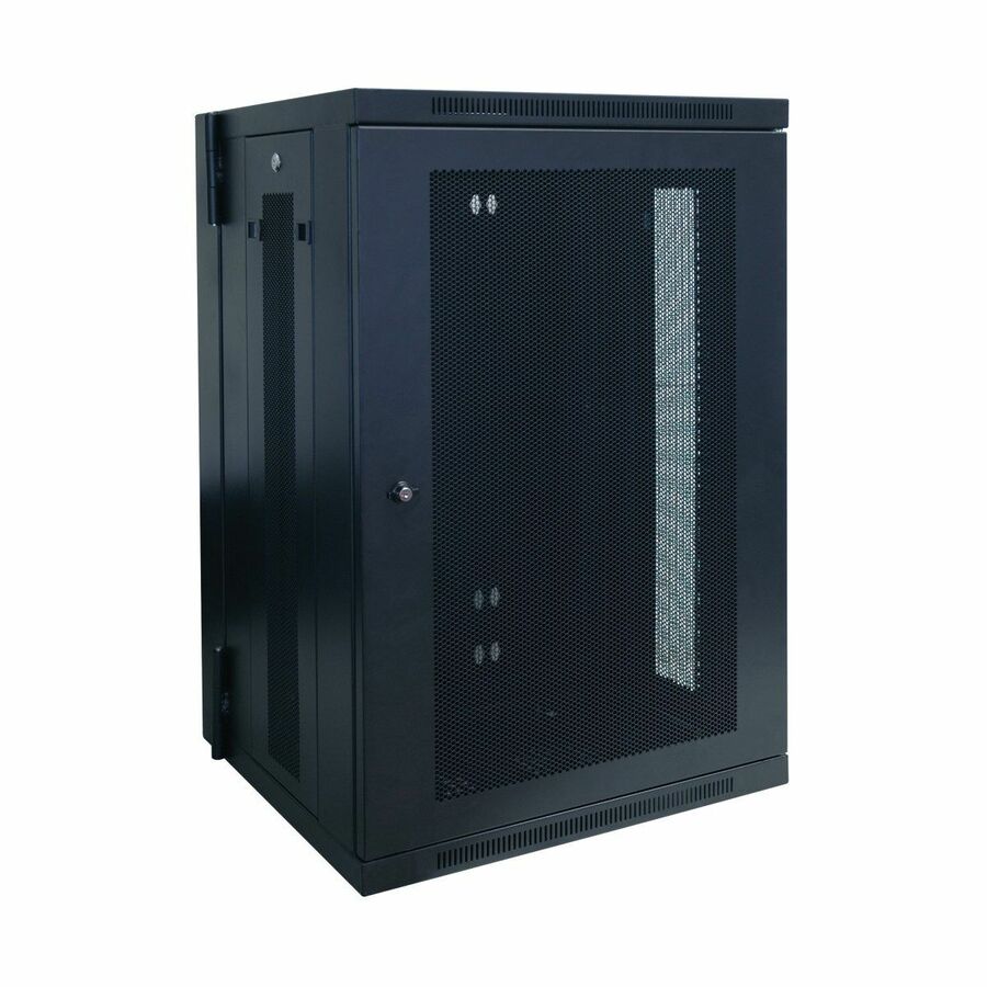 Tripp Lite by Eaton SmartRack 18U Low-Profile Switch-Depth Wall-Mount Rack Enclosure Cabinet Hinged Back