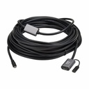 Tripp Lite series USB 3.2 Gen 1 Active Extension Cable w USB-C Charging USB-C to USB-C M/F 5 Gbps Data Only, 15M