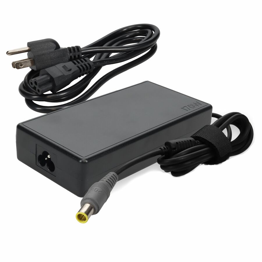 AddOn Lenovo 0A36227 Compatible 170W 20V at 8.5A Black 7.9 mm x 5.5 mm Laptop Power Adapter and Cable