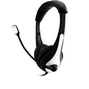 Ergoguys Wired Headset with 3.5mm Plug, Black/White