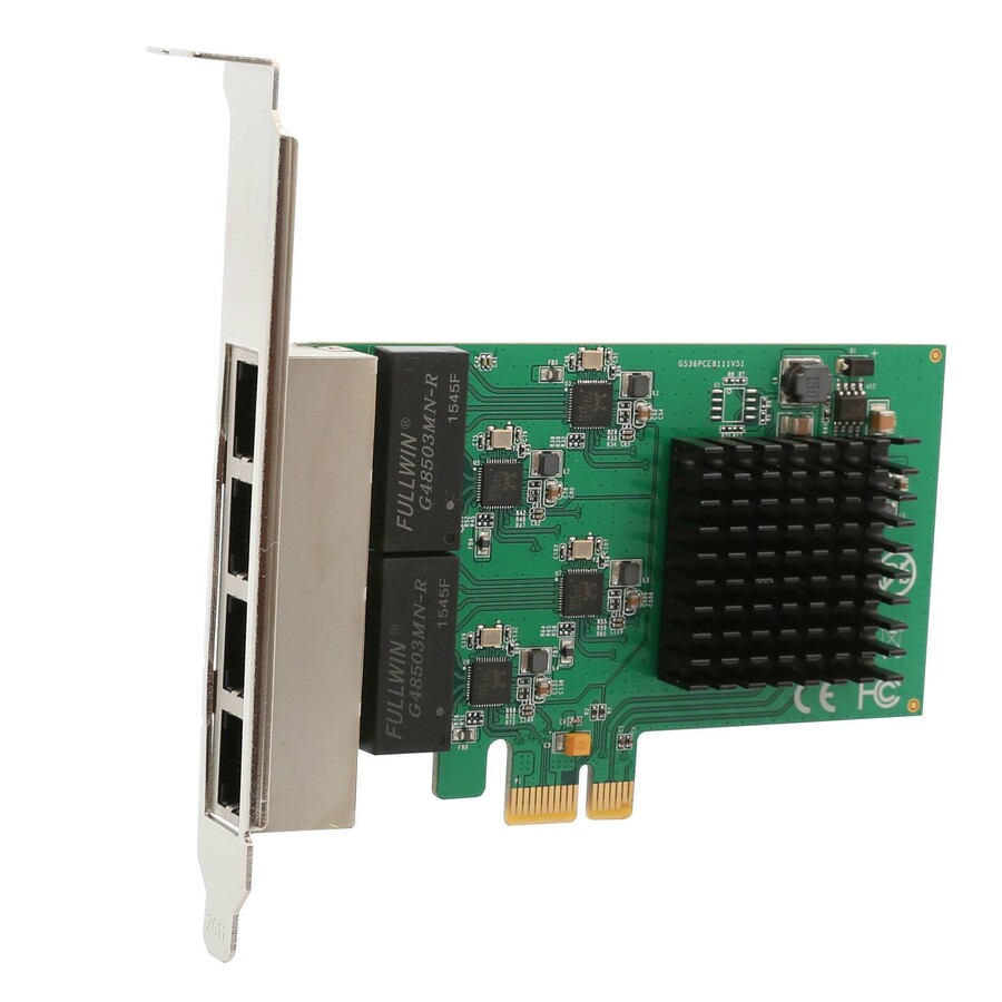 SYBA 4 Port Gigabit Ethernet PCI-e x1 Network Interface Card