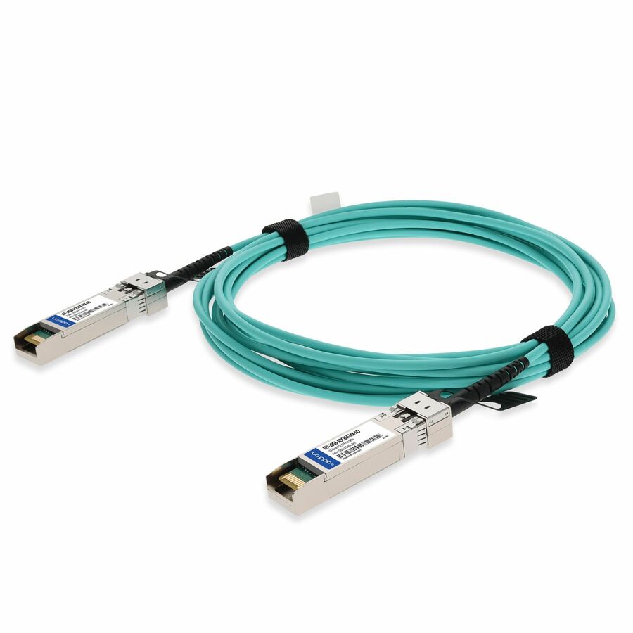 AddOn NVIDIA/Mellanox Compatible TAA Compliant 10GBase-AOC SFP+ Active Optical Cable (850nm, MMF, 8m)