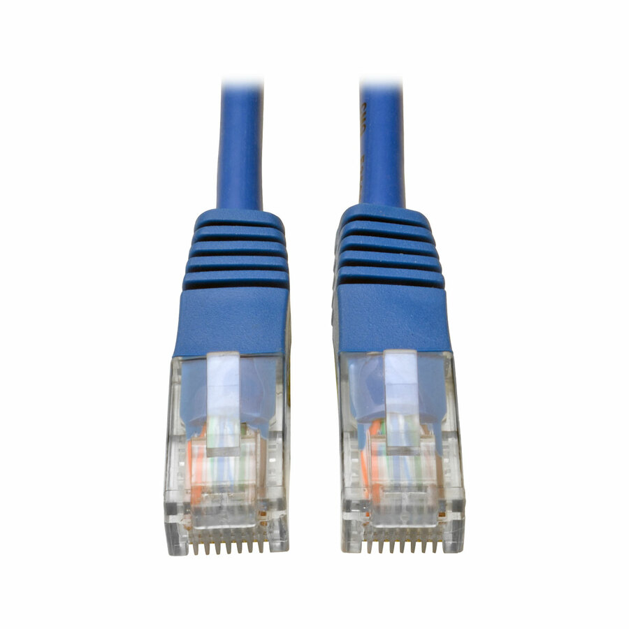 Eaton Tripp Lite Series Cat5e 350 MHz Molded (UTP) Ethernet Cable (RJ45 M/M), PoE - Blue, 3 ft. (0.91 m)