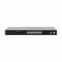 Eaton Tripp Lite series 16-Port Managed Gigabit Ethernet Switch - Layer 2, 1 Gbps, 2x GbE SFP Ports, 1U Rack/Desktop