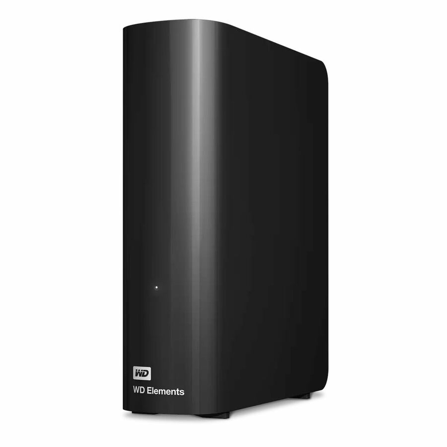 WD Elements WDBWLG0220HBK-NESN 22 TB Portable Hard Drive - External
