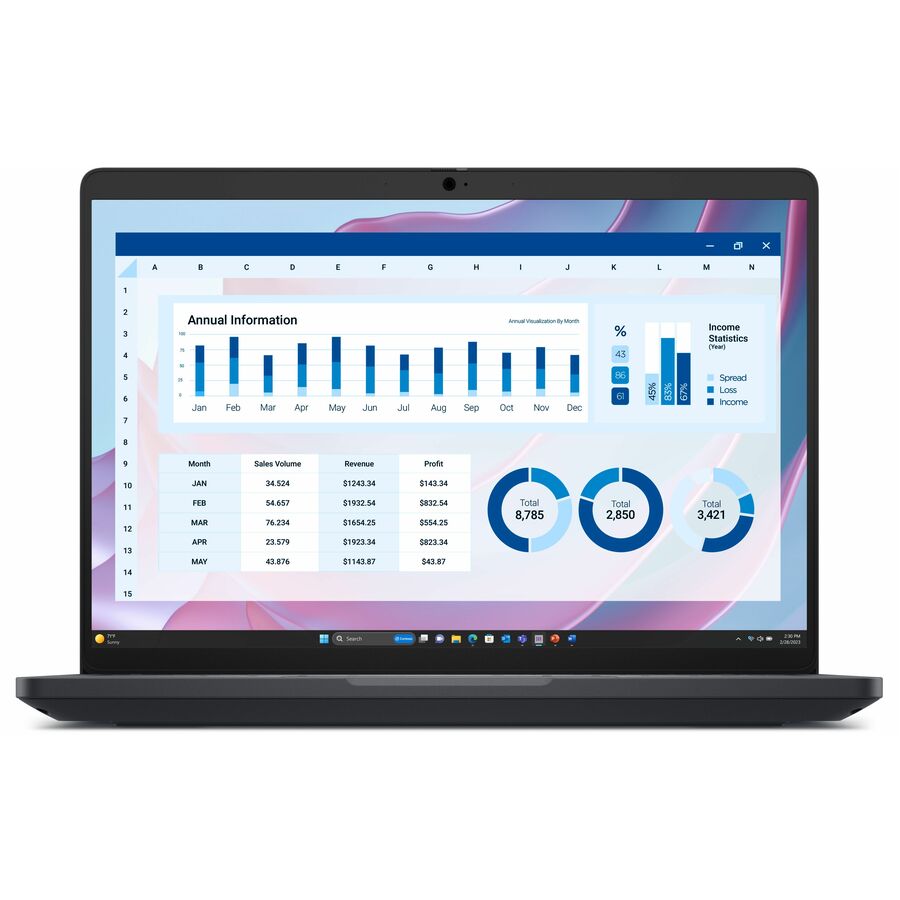 Dell Pro Max MC14255 14" Copilot+ PC Mobile Workstation - Full HD Plus - AMD Ryzen AI 7 PRO 350 - 16 GB - 512 GB SSD - English (US) Keyboard - Magnetite