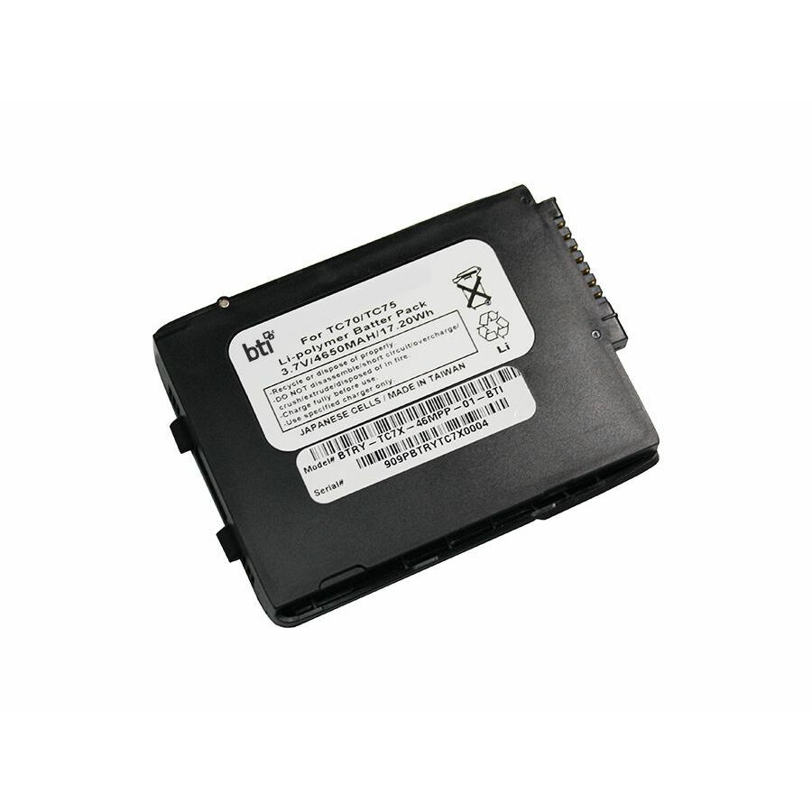 BTI BTRY-TC7X-46MPP-01-BTI 3.7V 4650MAH 17.20WH Li-ION MOBILE COMPUTER BATTERY FOR ZEBRA