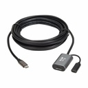 Tripp Lite series USB 3.2 Gen 1 Active Extension Cable w USB-C Charging USB-C to USB-C M/F 5 Gbps Data Only, 5M