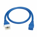 Eaton Tripp Lite Series PDU Power Cords, C19 to P-Lock C20 - Heavy-Duty, 20A, 250V, 12 AWG, 4 ft. (1.2 m), Blue, 6 Pack