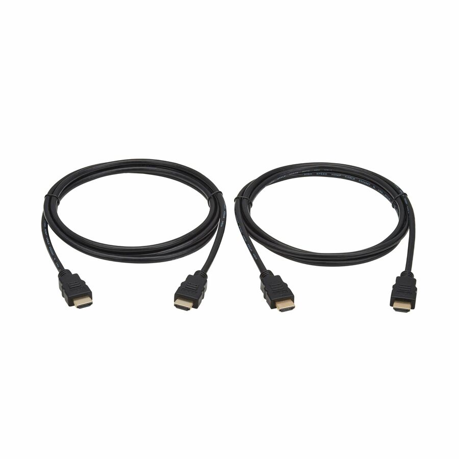 Tripp Lite series High-Speed 4K HDMI Cables (M/M) - 4:4:4, 6 ft. (1.8 m), Black, 2 Pack