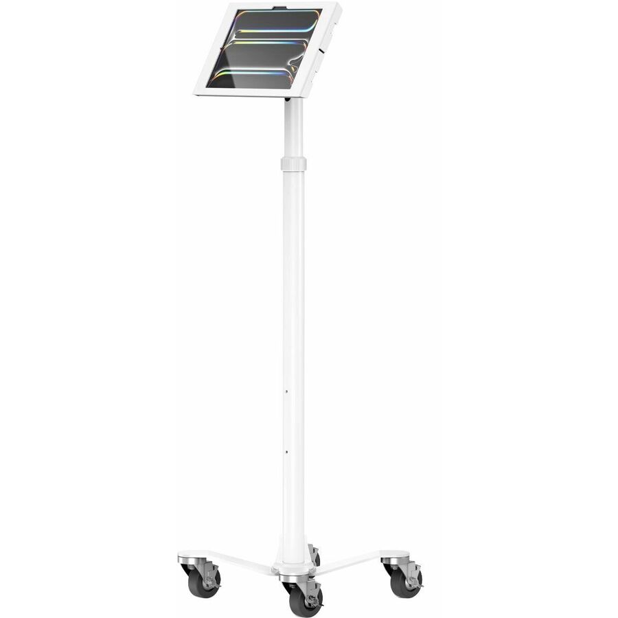 MacLocks iPad Pro M4/iPad Air M2 2024 Enclosure Medical Rolling Cart - Apex Rise Freedom