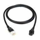 Eaton Tripp Lite Series PDU Power Cord, C15 to P-Lock C14 - Heavy-Duty, 15A, 250V, 14 AWG, 6 ft. (1.8 m), Black