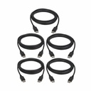 Tripp Lite series P580-010-5PK DisplayPort Audio/Video Cable