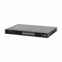 Eaton Tripp Lite series 16-Port Managed Gigabit Ethernet Switch with PoE+ - Layer 2, 1 Gbps, 2x GbE SFP Ports, 220W PoE, 1U Rack/Desktop
