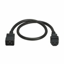 Eaton Tripp Lite Series Power Cord, C20 to C21 - Heavy-Duty, 20A, 250V, 12 AWG, 2 ft. (0.6 m), Black