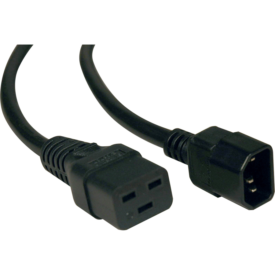 Tripp Lite by Eaton Power Cord C19 to C14 - Heavy-Duty 15A 250V 14 AWG 10 ft. (3.05 m) Black